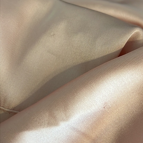 MESHKI satin mini dress, blush pink, size S - Picture 13 of 14